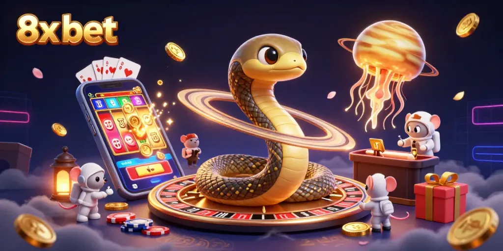 Engage in thrilling 8x bet action as astronaut mice place bets on a cosmic roulette.